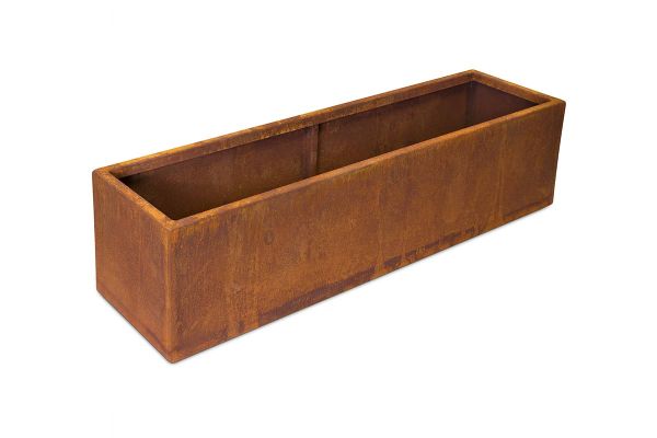 Image displaying W 1200 x H 300 x D 300mm Cube Trough Planter