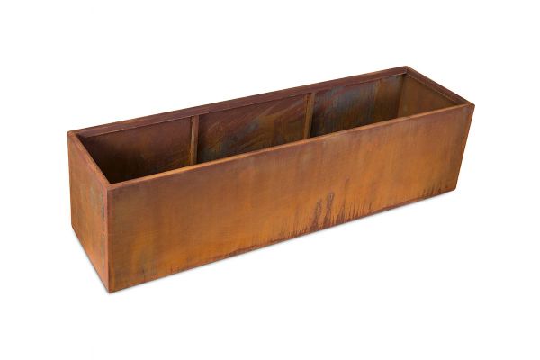 Image displaying W 1200 x H 400 x D 400mm Cube Trough Planter