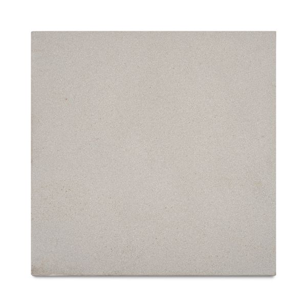 Single Dove Grey sandstone square paving slab seen from above, showing even colour and texture. Free UK delivery available.***