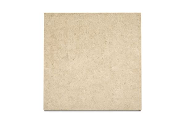 Close-up swatch of Florence Beige Porcelain Paving, featuring soft beige tones and a lightly textured stone-effect finish.***