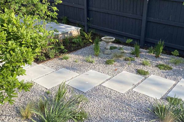 Single Dove Grey sandstone square paving slab seen from above, showing even colour and texture. Free UK delivery available.***