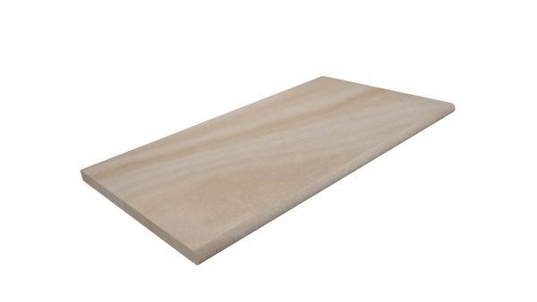 Light Buff Smooth Sandstone Bullnose Garden Steps