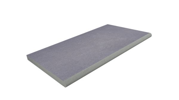 Midnight Black Limestone Bullnose Garden Steps