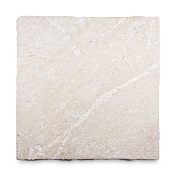 Single Mint Indian sandstone slab seen from above, showing surface texture, veins and markings. Free UK delivery available.***
