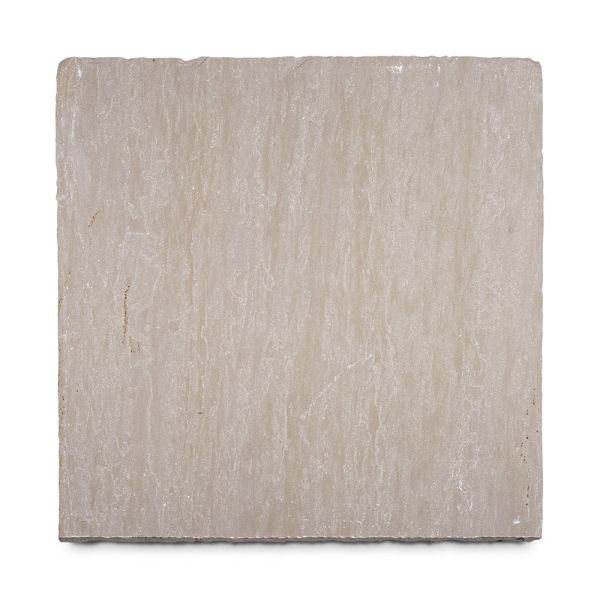 Birds eye view of rendered close up shot of Raj Green Indian Sandstone Paving shows off veining and texture.***
