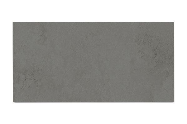 Single panel of Valencia Grey compact DesignClad exterior wall cladding, showing markings and tones. Free UK delivery available.***