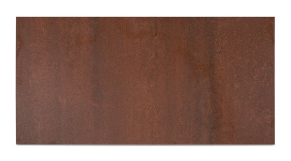Single panel of Vintage Steel DesignClad porcelain cladding, showing copper colouring. Free UK delivery available.***
